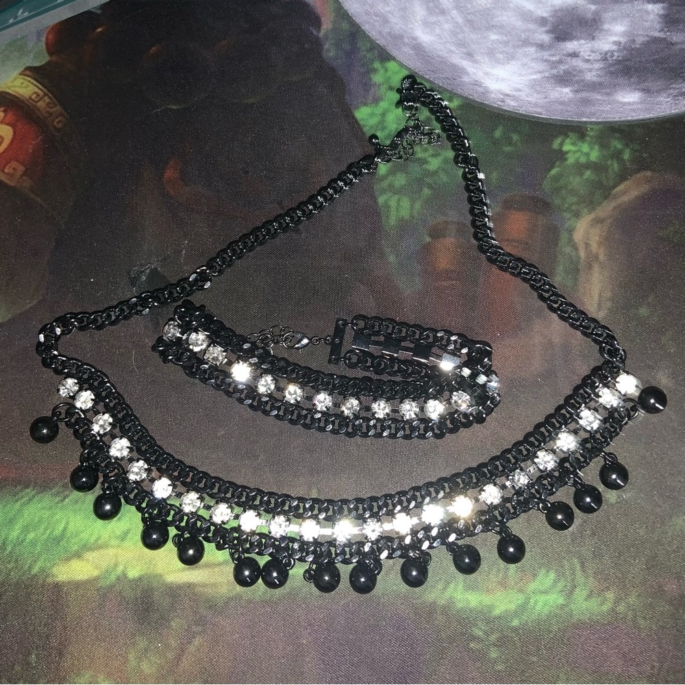 Necklace and bracelet combo